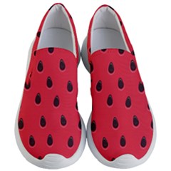 Seamless-watermelon-surface-texture Women s Lightweight Slip Ons by Simbadda