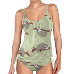 Sloths-pattern-design Tankini Set by Simbadda
