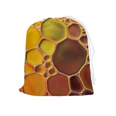 Abstract Oil Painting Drawstring Pouch (xl) by Excel