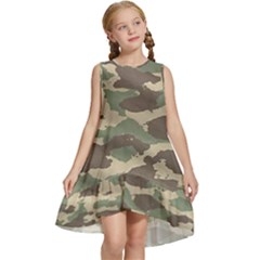 Camouflage Design Kids  Frill Swing Dress by Excel
