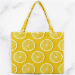 Lemon-fruits-slice-seamless-pattern Mini Tote Bag by Simbadda
