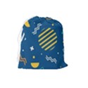 Flat-design-geometric-shapes-background Drawstring Pouch (Large) View2
