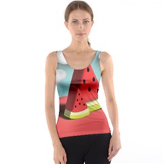 Strawberries Fruit Women s Basic Tank Top by Grandong