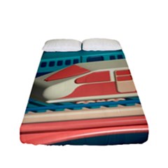Bridge Transportation Train Toys Fitted Sheet (full/ Double Size) by Grandong
