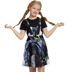 Download (1) D6436be9-f3fc-41be-942a-ec353be62fb5 Download (2) Vr46 Wallpaper By Reachparmeet - Download On Zedge?   1f7a Kids  Apron Dress by AESTHETIC1