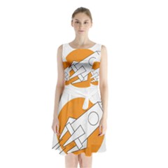 Img 20230716 190422 Sleeveless Waist Tie Chiffon Dress by 3147330