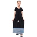 Amazing Stunning Astronaut Amazed Kids  Short Sleeve Maxi Dress View1