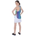Color Stripes Racer Back Mesh Tank Top View2