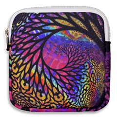 3d Fractal Mandelbulb Mini Square Pouch by Proyonanggan