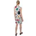 Love Pattern Sleeveless Shirt Dress View2