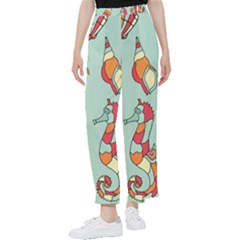 Seahorse Seashell Starfish Shell Women s Pants  by Proyonanggan