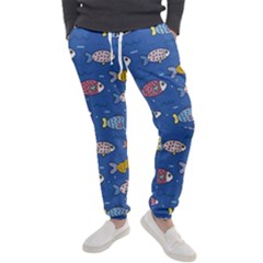 Sea Fish Blue Submarine Animal Men s Jogger Sweatpants by Proyonanggan