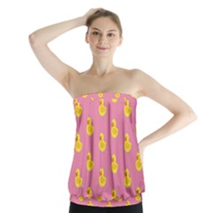 Rubber Duck Pattern Strapless Top by Valentinaart