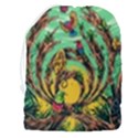 Monkey Tiger Bird Parrot Forest Jungle Style Drawstring Pouch (3XL) View2