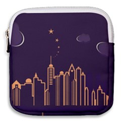 Skyscraper Town Urban Towers Mini Square Pouch by Bangk1t