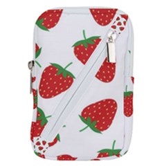 Seamless Pattern Fresh Strawberry Belt Pouch Bag (small) by Bangk1t