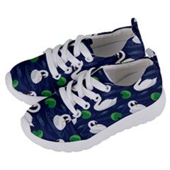 Swan Pattern Elegant Design Kids  Lightweight Sports Shoes by Bangk1t