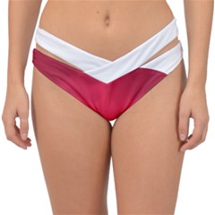 Amaranth Turbulance Cameurut Double Strap Halter Bikini Bottoms by imanmulyana
