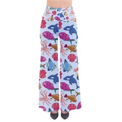 Sea Creature Themed Artwork Underwater Background Pictures So Vintage Palazzo Pants by Bangk1t
