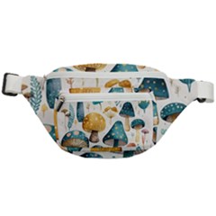 Mushroom Forest Fantasy Flower Nature Fanny Pack by Bangk1t