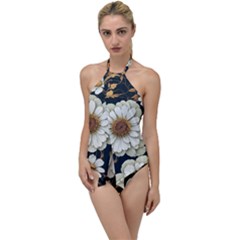Fantasy People Mysticism Composing Fairytale Art Go With The Flow One Piece Swimsuit by Bangk1t