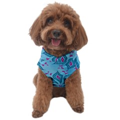 Flower Template Mandala Nature Blue Sketch Drawing Dog Sweater by Bangk1t