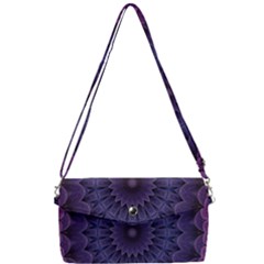 Shape Geometric Symmetrical Symmetry Wallpaper Removable Strap Clutch Bag by Bangk1t