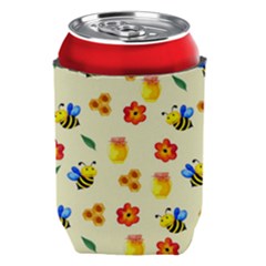 Seamless Background Honey Bee Can Holder by Amaryn4rt