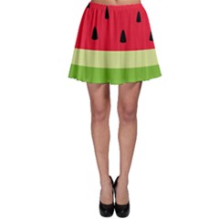 Watermelon Fruit Food Healthy Vitamins Nutrition Skater Skirt by pakminggu