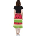 Watermelon Fruit Food Healthy Vitamins Nutrition Frill Hi Low Chiffon Skirt View2