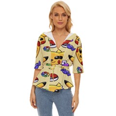 Pikachu Lightweight Drawstring Hooded Top by artworkshop