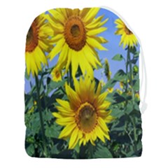 Sunflower Gift Drawstring Pouch (3xl) by artworkshop