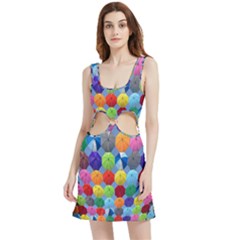 Umbrella Velour Cutout Dress by artworkshop
