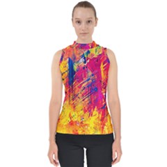 Various Colors Mock Neck Shell Top by artworkshop