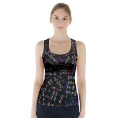 Mathematics  Physics Maths Math Pattern Racer Back Sports Top by Grandong