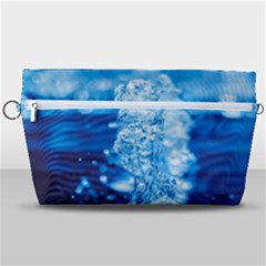 Water Blue Wallpaper Handbag Organizer by artworkshop