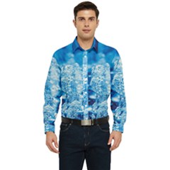 Water Blue Wallpaper Men s Long Sleeve  Shirt by artworkshop