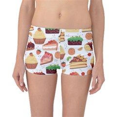 Dessert And Cake For Food Pattern Boyleg Bikini Bottoms by Grandong