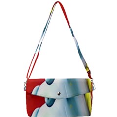 Unicorn Design Removable Strap Clutch Bag by Trending