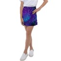 Realistic Night Sky With Constellations Kids  Tennis Skirt View1