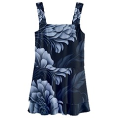 Pattern Flower Design Nature Kids  Layered Skirt Swimsuit by Grandong