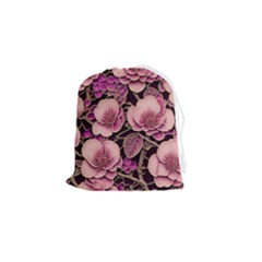 Plum Blossom Blossom Drawstring Pouch (small) by Grandong