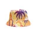 Nature Tropical Palm Trees Sunset Inside Out Bucket Hat (Kids) View2