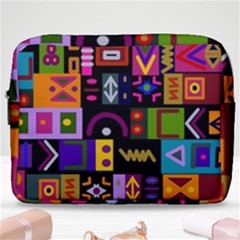 Abstract A Colorful Modern Illustration--- Make Up Pouch (large) by Bedest
