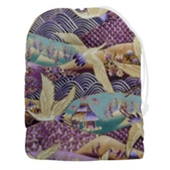 Textile-fabric-cloth-pattern Drawstring Pouch (3xl) by Bedest