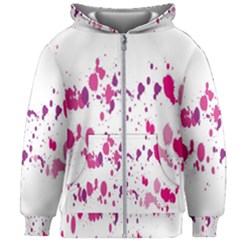 Blot-01  Kids  Zipper Hoodie Without Drawstring by nateshop