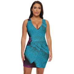 Plumage Draped Bodycon Dress by nateshop