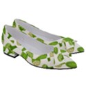 Vegetable Pattern With Composition Broccoli Women s Bow Heels View3