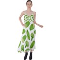 Vegetable Pattern With Composition Broccoli Tie Back Maxi Dress View1