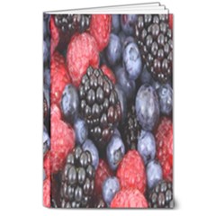 Berries-01 8  X 10  Hardcover Notebook by nateshop